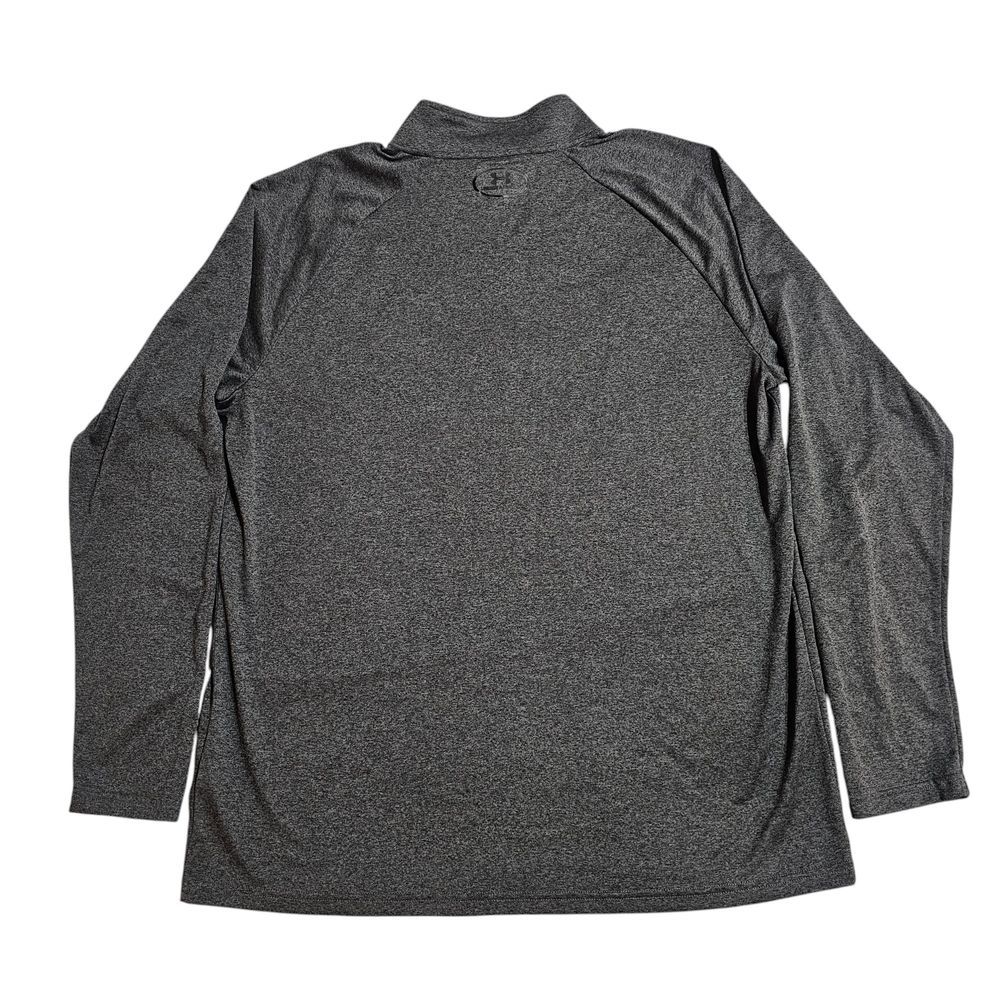 Under Armour HeatGear Pullover‎ Long Sleeve Athletic Shirt Gray Large